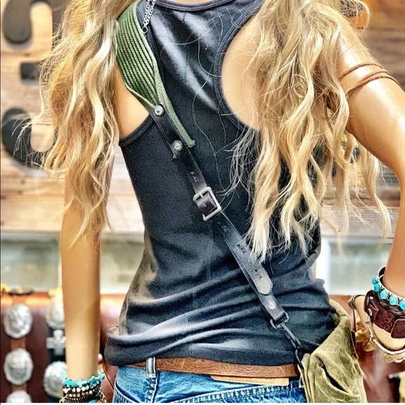 EUC VINTAGE 316 UPCYCLED OOAK MILITARY BAG